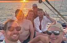 Two-hour private sunset cruise in Milos