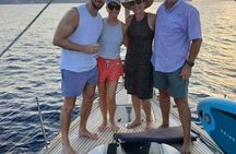Two-hour private sunset cruise in Milos