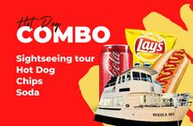 Miami sightseeing boat tour with hot dog combo