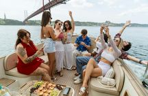 Lisbon coffee cruise on a luxury boat with pastel de nata and dolphins