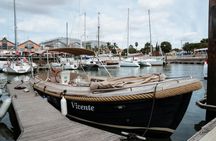 Pastel de nata, bar and dolphins on a cruise in Lisbon