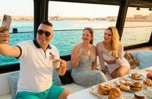 Private sunrise cruise with coffee and pastries in Lisbon
