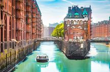 Private family walking tour of iconic Hamburg landmarks