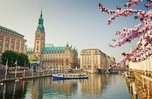 Private family walking tour of iconic Hamburg landmarks