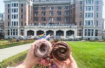 Victoria's scenic downtown doughnut tour with harbour views