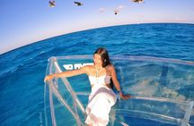 Clear boat ride and snorkel in Cozumel