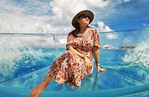 Clear boat ride and snorkel in Cozumel