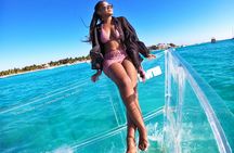 Clear boat ride and snorkel in Cozumel