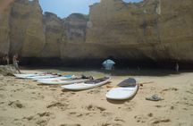 Stand-up paddle adventure along the Albufeira coastline