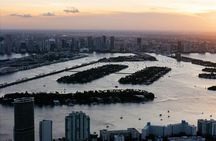 Champagne sightseeing cruise on pirate ship with Miami skyline views