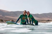 Surfing experience at Famara Beach in Lanzarote