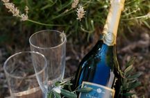 Lavender field self-guided tour with bottle of Champagne
