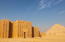 Saqqara Pyramids, Tombs, Serapeum and Grand Museum by plane from Sharm