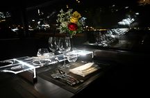 Dubai panoramic bus tour with gourmet dining experience