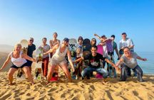 Sunset sandboarding adventure from Agadir with BBQ dinner