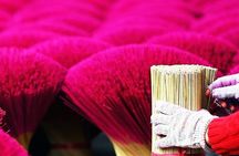 Handmade incense-making activity in local village from Hanoi