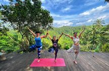 Bali volcano sunrise cafe and morning yoga experience