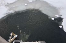 Helsinki rustic traditional floating sauna experience