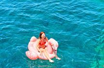 Rhodes luxury catamaran cruise with swim stops - ticket only