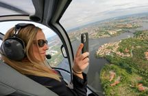 Stockholm highlights helicopter tour