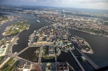 Stockholm highlights helicopter tour