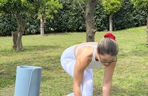 Pilates class in a Sorrento lemon grove