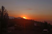 Andes Mountains sunset experience from Santiago