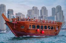 Royal Dhow dinner cruise at Dubai Marina with unlimited soft drinks