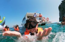 Phi Phi and 4 islands luxury speed catamaran sunset cruise with BBQ