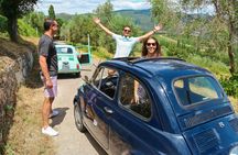 Vintage tour on a Fiat 500 in the Chianti area with lunch and visit to a winery