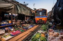 Full-day Amphawa market and firefly boat tour from Bangkok