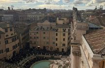 Trevi Fountain entrance with panoramic terrace visit