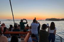 Sunset boat trip with saxophone and one drink