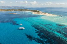 Ibiza to Formentera boat trip with open bar and water sports