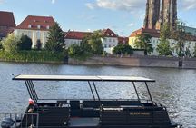 Wroclaw catamaran cruise with multilingual audio guide