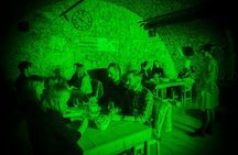 Tasting experience in the dark in a historic wine cellar in Bratislava