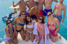 Favignana and Levanzo visit with an aperitif on board