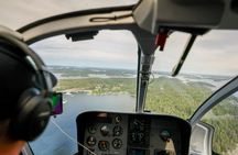 Stockholm 30-minute private helicopter tour with Vaxholm