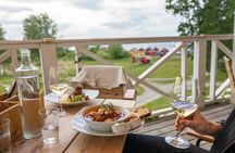 Stockholm helicopter tour with lunch at Grinda