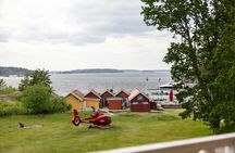 Stockholm helicopter tour with lunch at Grinda