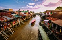 Full-day Amphawa market and firefly boat tour from Bangkok