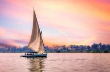 Sunset Banana Island Nile experience onboard a felucca from Luxor