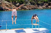 Catamaran tour in La Maddalena archipelago with lunch