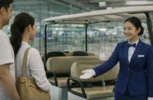 Bangkok airport priority lane arrival with butler and optional buggy