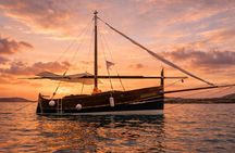 Aperitif on a sailing ship to La Pelosa from Stintino