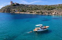 Cagliari small-group boat escape to Sella del Diavolo with swim stops