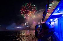Niagara Falls night boat tour with fireworks cruise