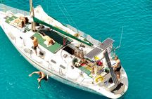 Rhodes private luxury sailing cruise with Mediterasian lunch