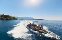 Himare cruise along beaches and caves with snorkel stops