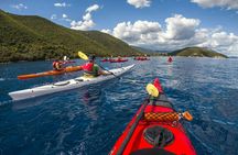 Private kayaking tour to Skorpios and Madouri islands from Lefkada